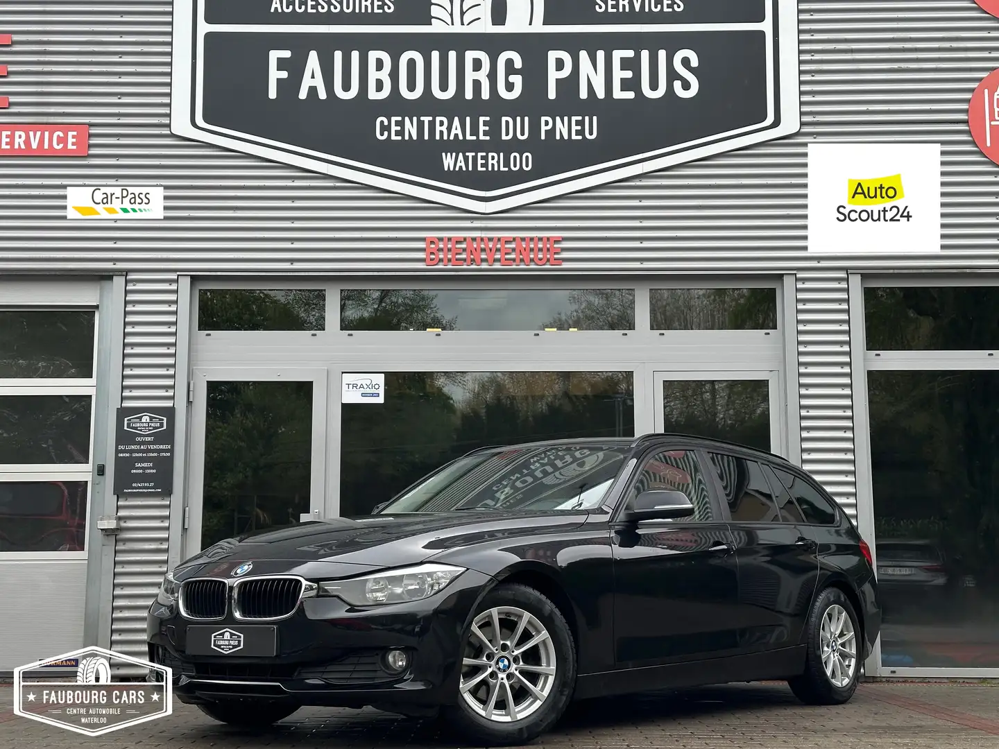 BMW 320 *21%-TVA*EURO-5b*2-PROPRIETAIRES*NAVIGATION*CUIR* Noir - 1