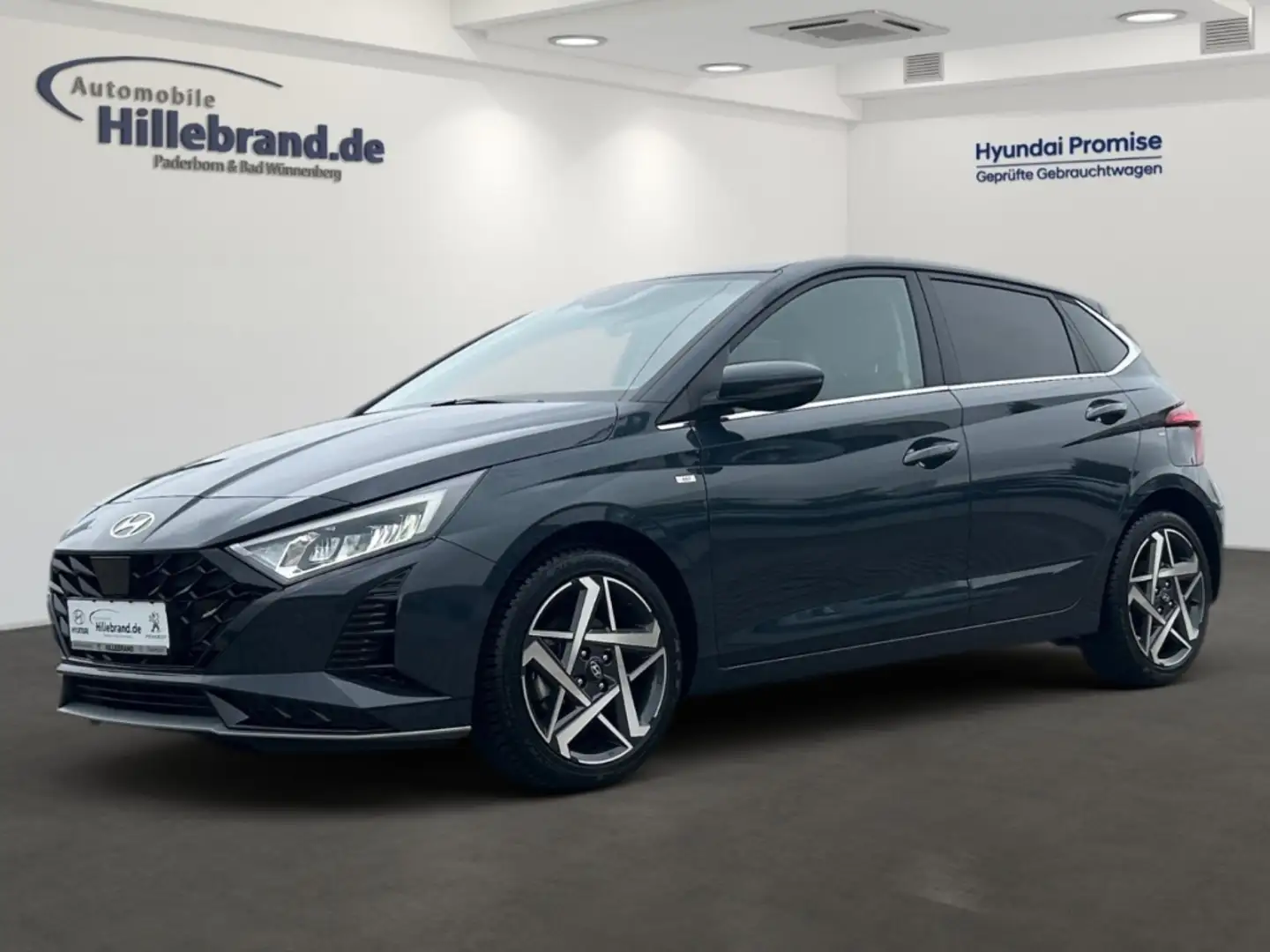 Hyundai i20 Prime Mild-Hybrid 1.0 T-GDI EU6d Navi Digitales Co Grau - 1