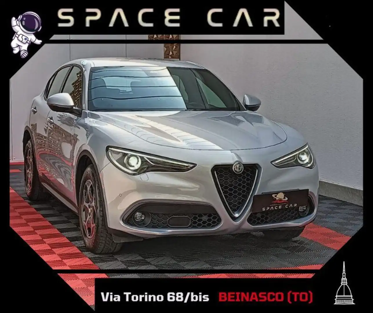 Alfa Romeo Stelvio Stelvio 2.2 Turbodiesel 160 CV AT8 RWD Business Grigio - 1