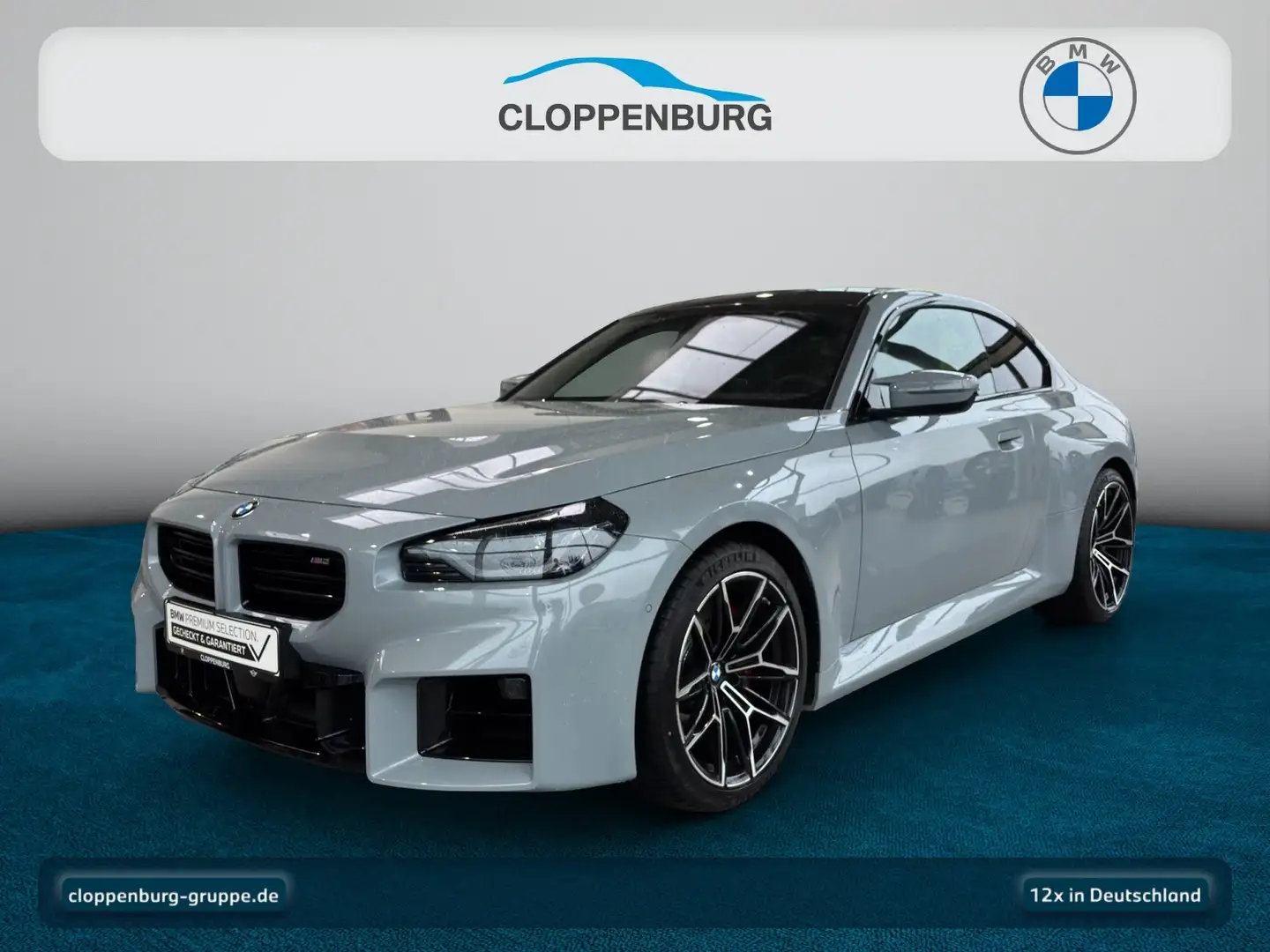 BMW M2 Coupé Head-Up+Navi+ACC+E.Sitze Memo.+SHZ+HiFi Grau - 1