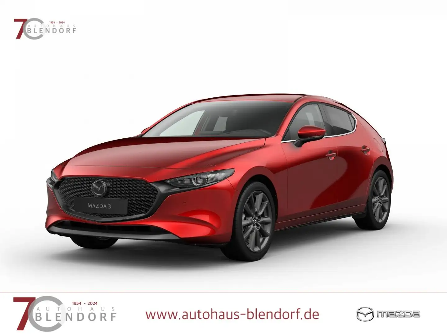 Mazda 3 2,5 L Exclusive 140 BOSE|Navi|360 Kamera Rot - 1