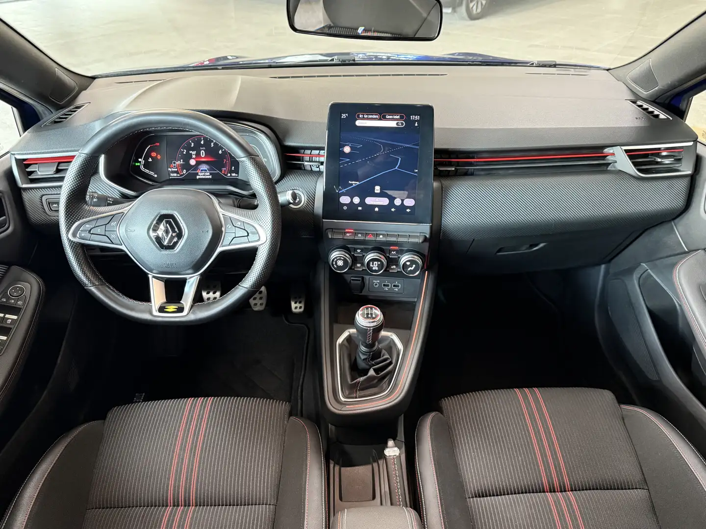 Renault Clio 1.0 TCe 100pk | R.S. Line | Groot Navi | 17" | Cam Blauw - 2