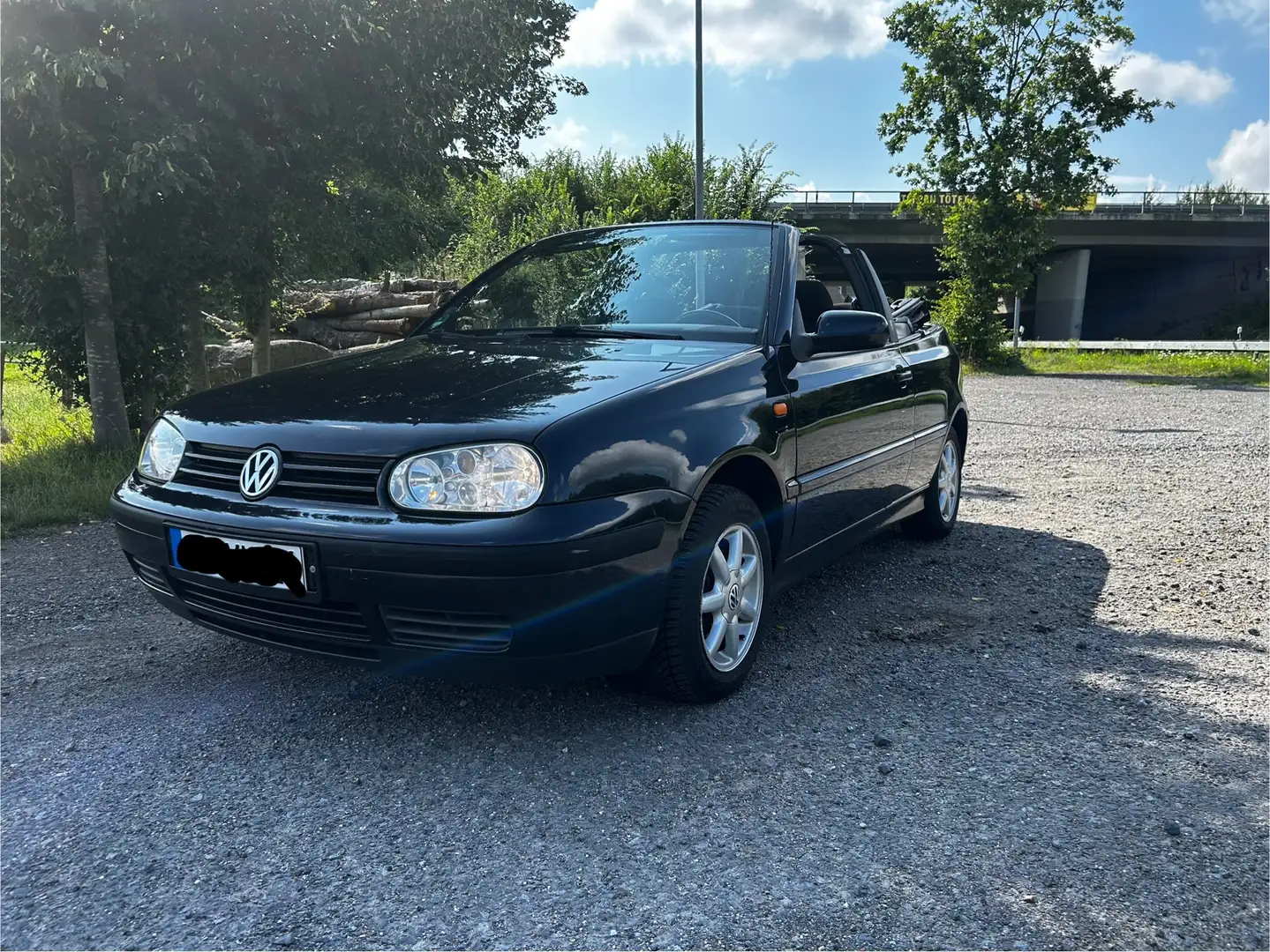 Volkswagen Golf Cabriolet Golf Cabrio 1.6 Bleu - 1