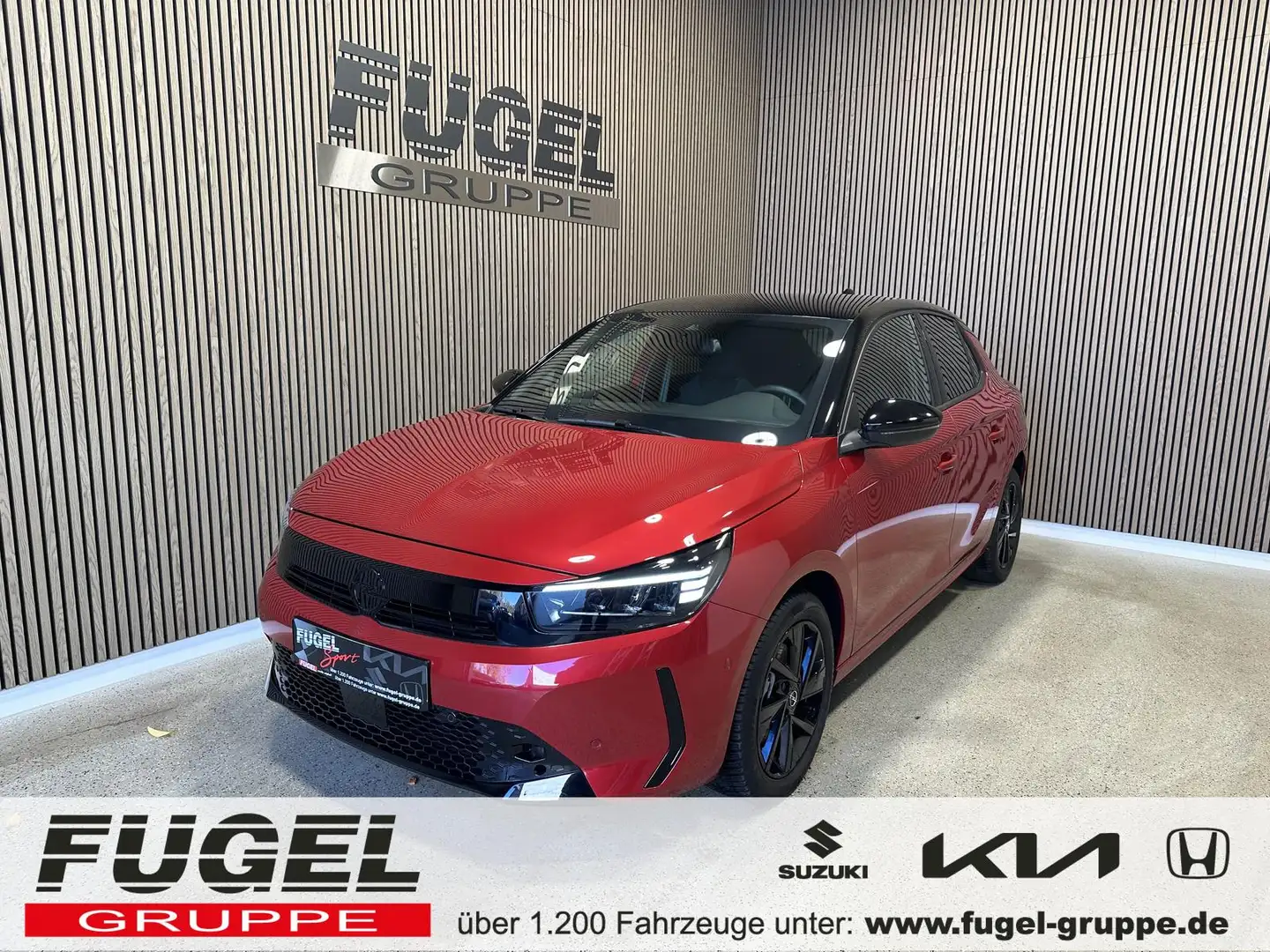 Opel Corsa F GS 1.2 DI NAVI|LED|SHZ|LHZ|PDC|R-KAMERA Rood - 1