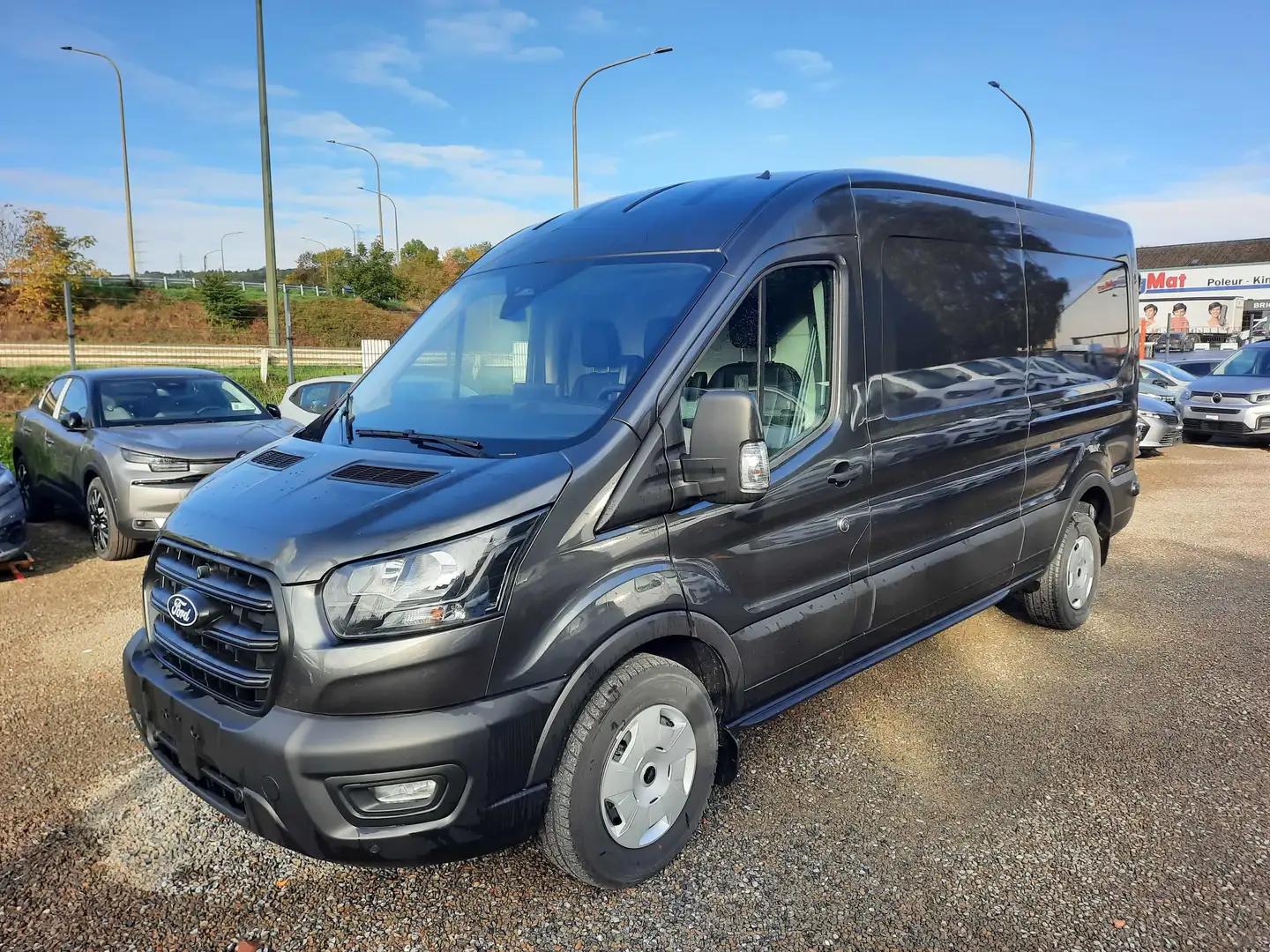 Ford Transit Fourgon Facelift L3H2 2.0 TDCI 130 350 Trend Grijs - 1