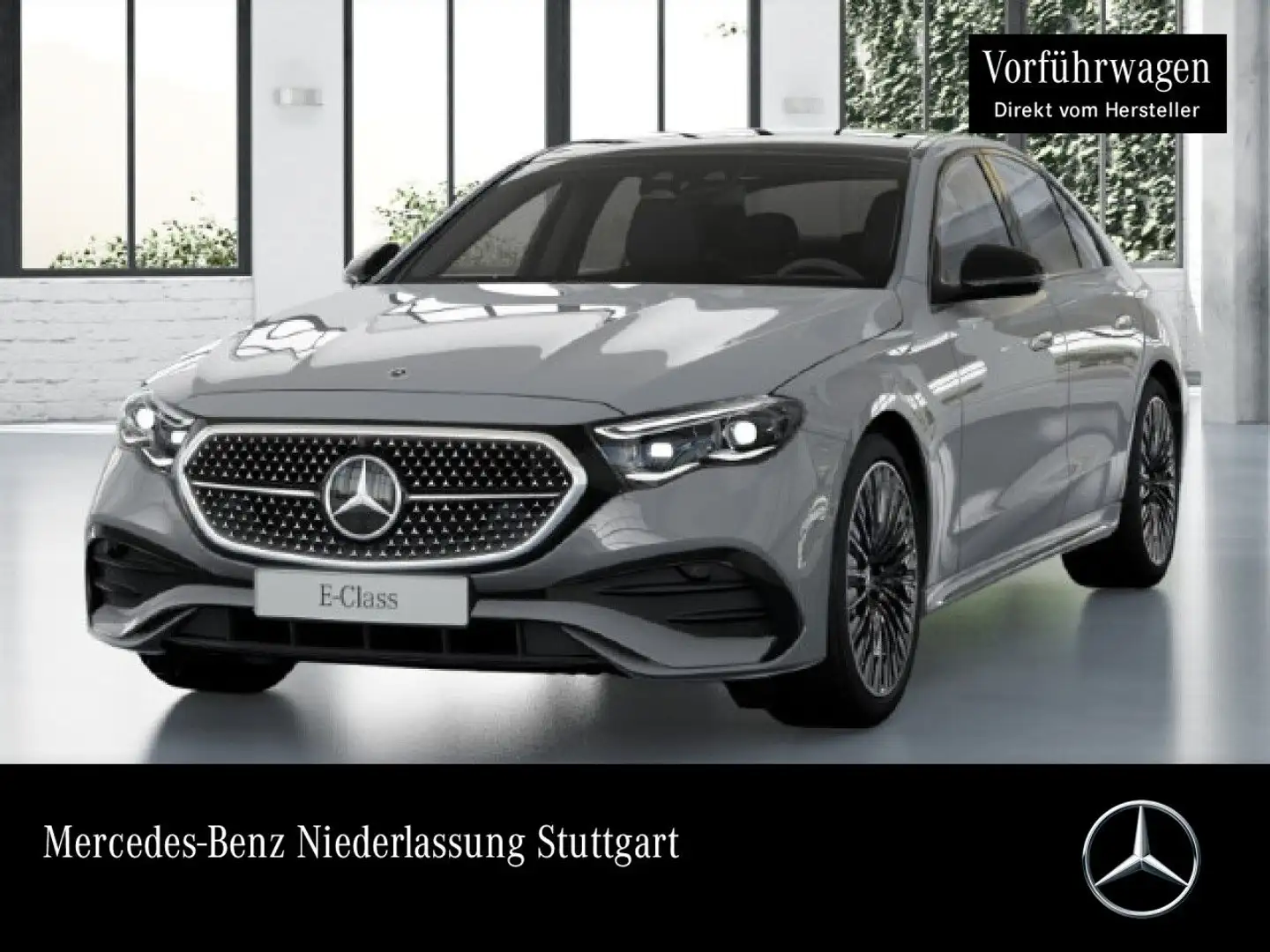 Mercedes-Benz E 450 d 4M AMG Fahrass 360° Airmat Pano Burmester Grau - 1