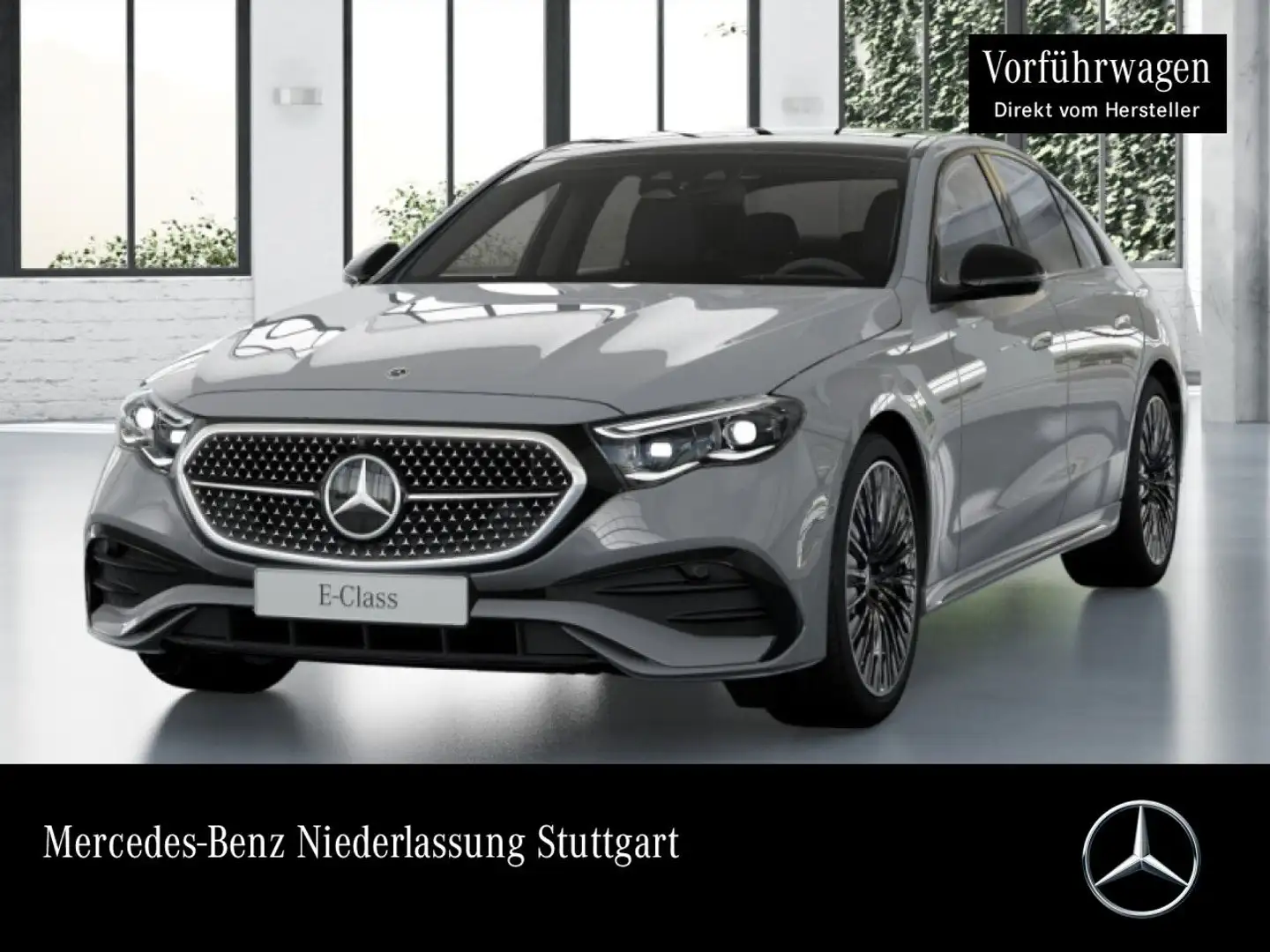 Mercedes-Benz E 450 d 4M AMG Fahrass 360° Airmat Pano Burmester Grau - 1