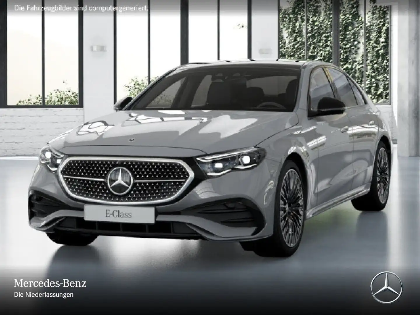 Mercedes-Benz E 450 d 4M AMG Fahrass 360° Airmat Pano Burmester Grau - 2