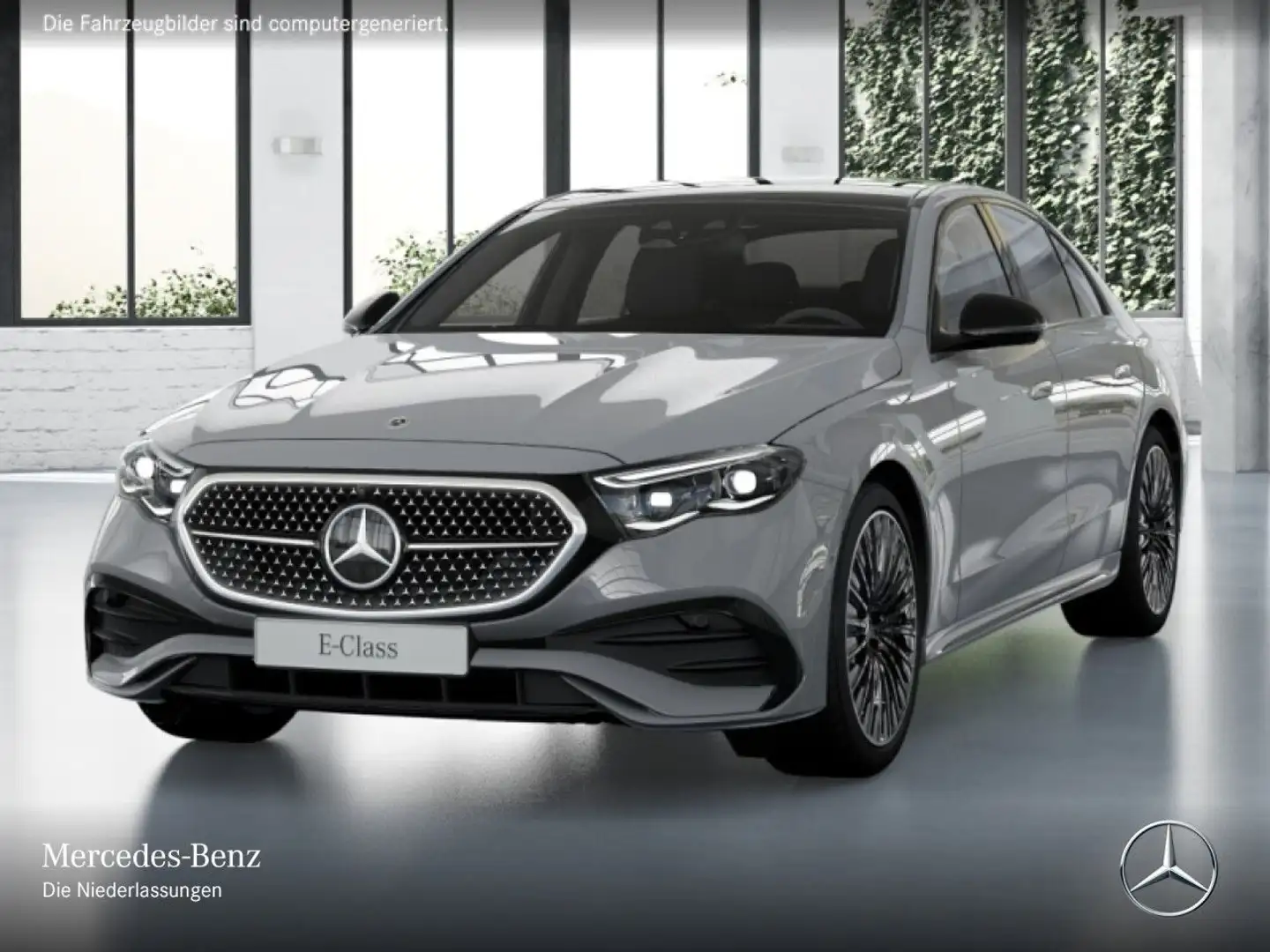 Mercedes-Benz E 450 d 4M AMG Fahrass 360° Airmat Pano Burmester Grau - 2