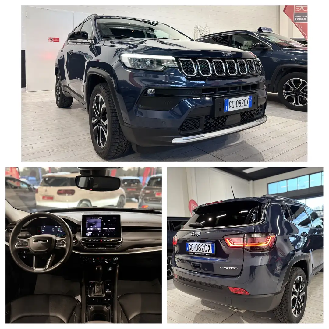 Jeep Compass LIMITED 1.3 190CV 4X4 PHEV HYBRID UNICO PROP. Blu/Azzurro - 1