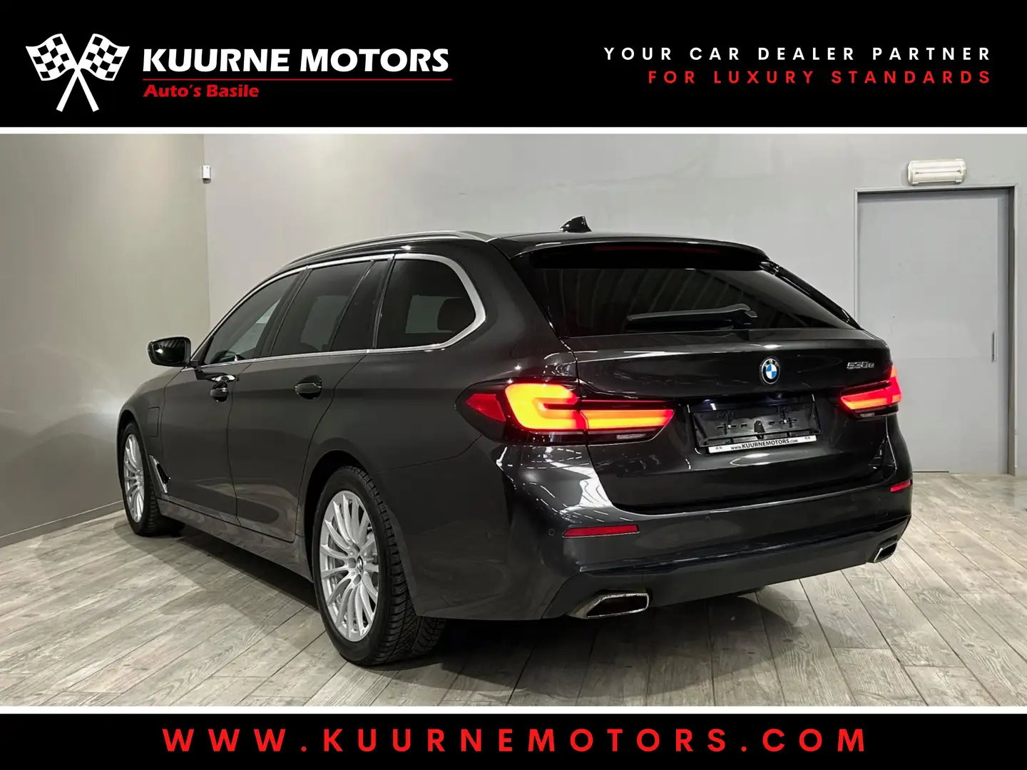 BMW 530 e Touring Alu18"/Leder/Cam/GpsPro/Bt *1j garantie* Gris - 2