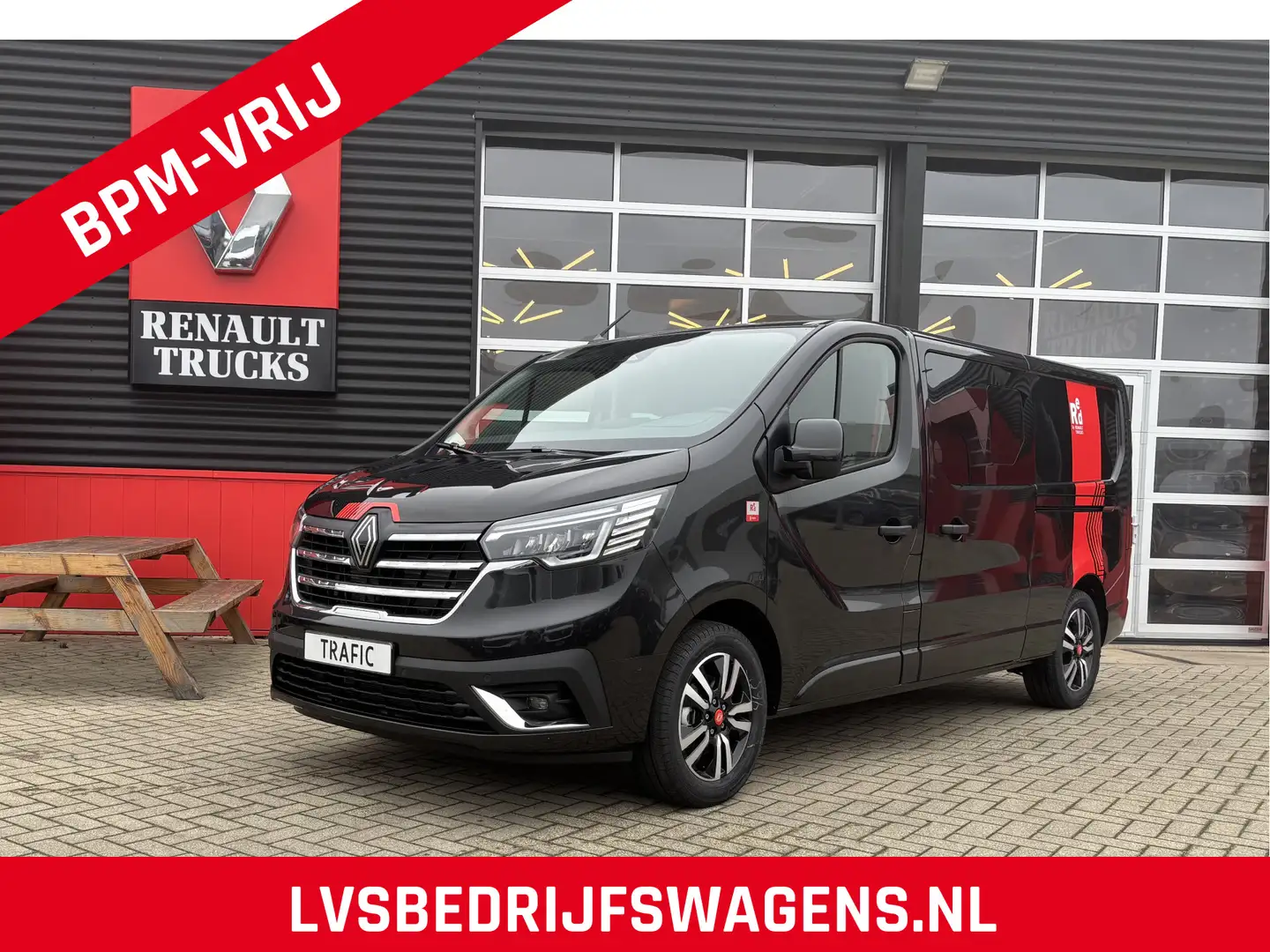 Renault Trafic Exclusive T30 2.0 dCi 150 PK L2H1 Dubbele cabine 1 Zwart - 1
