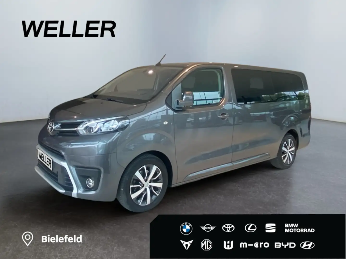 Toyota Proace 2,0-l-D-4D L2 Autm.Verso Shuttle C* SHZ* Grau - 1
