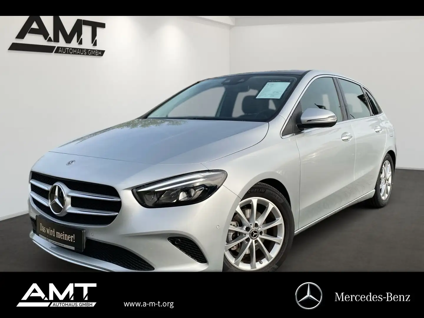 Mercedes-Benz B 180 Progressive+Pano+AHK+LED+Kamera+HighEnd Silber - 1