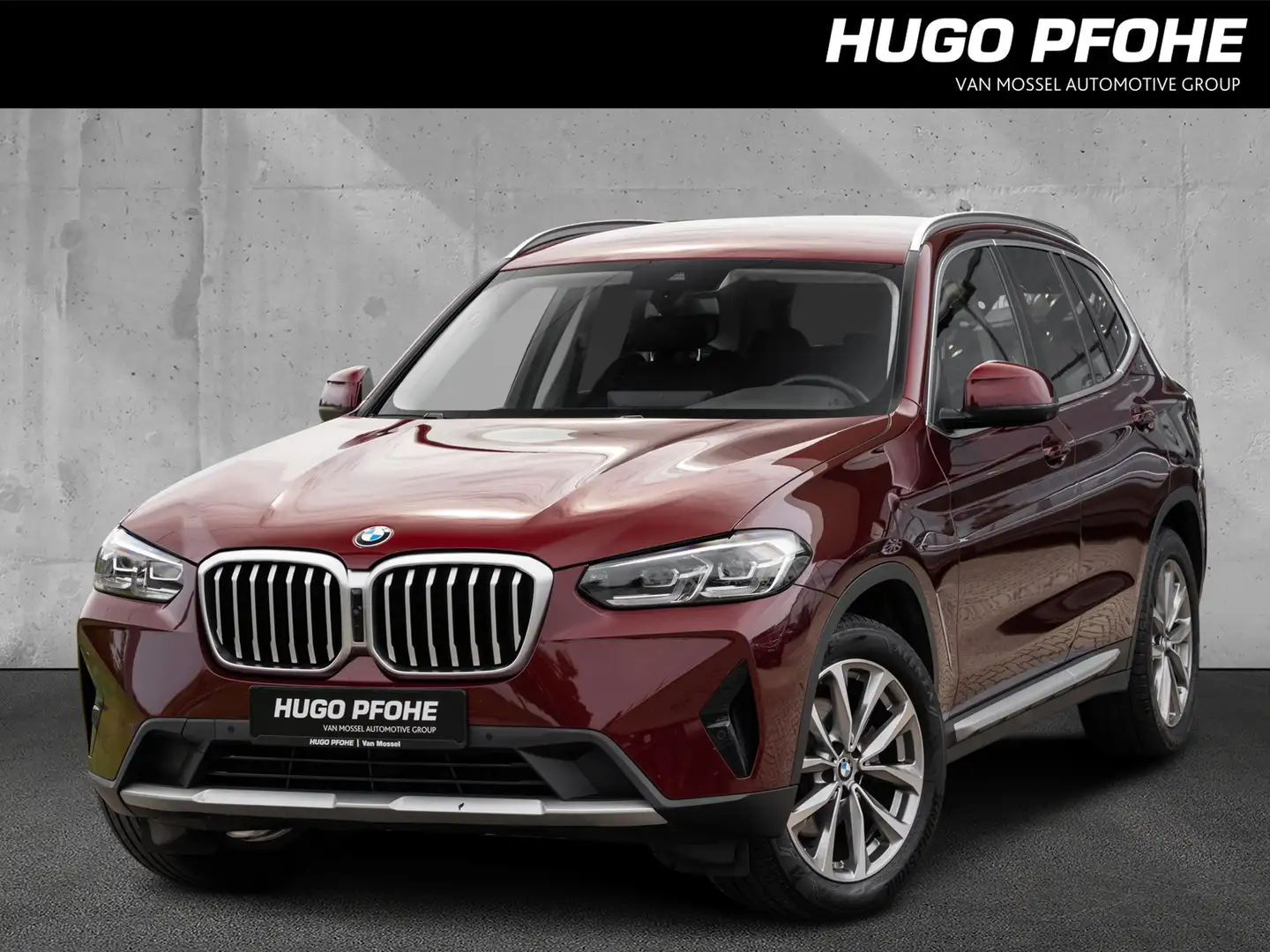 BMW X3 xDrive20d Aut. Rood - 1