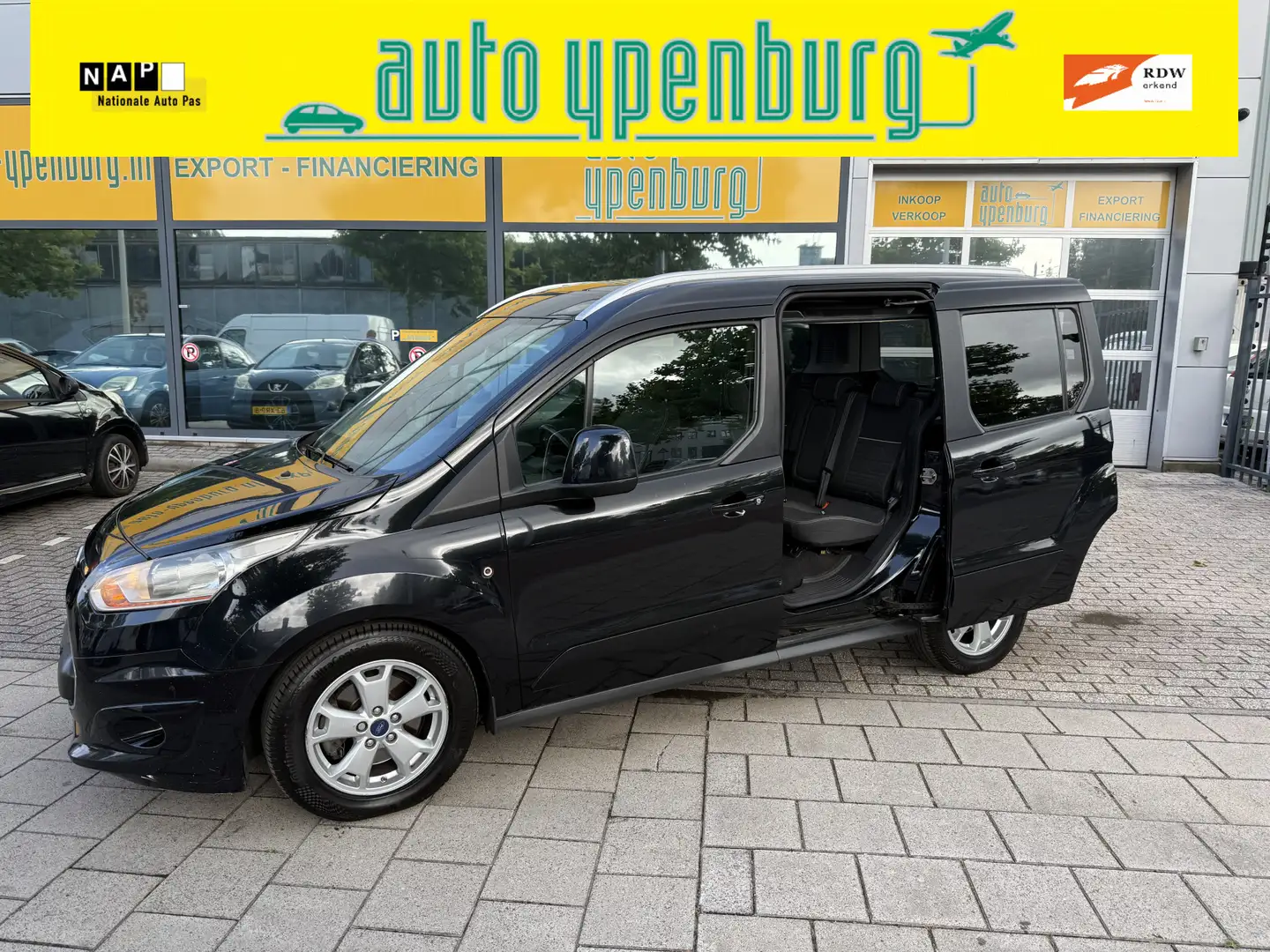 Ford Tourneo Connect 1.0 Titanium * Panoramadak * Xenon * Climatronic * Zwart - 1