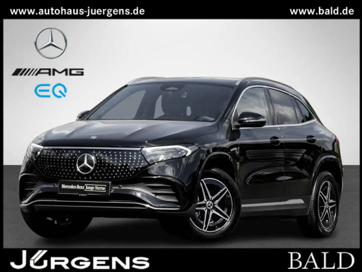 Mercedes-Benz EQA 350 4M AMG-Sport/Pano/LED/Cam/Totw/Winter/18 Noir - 1