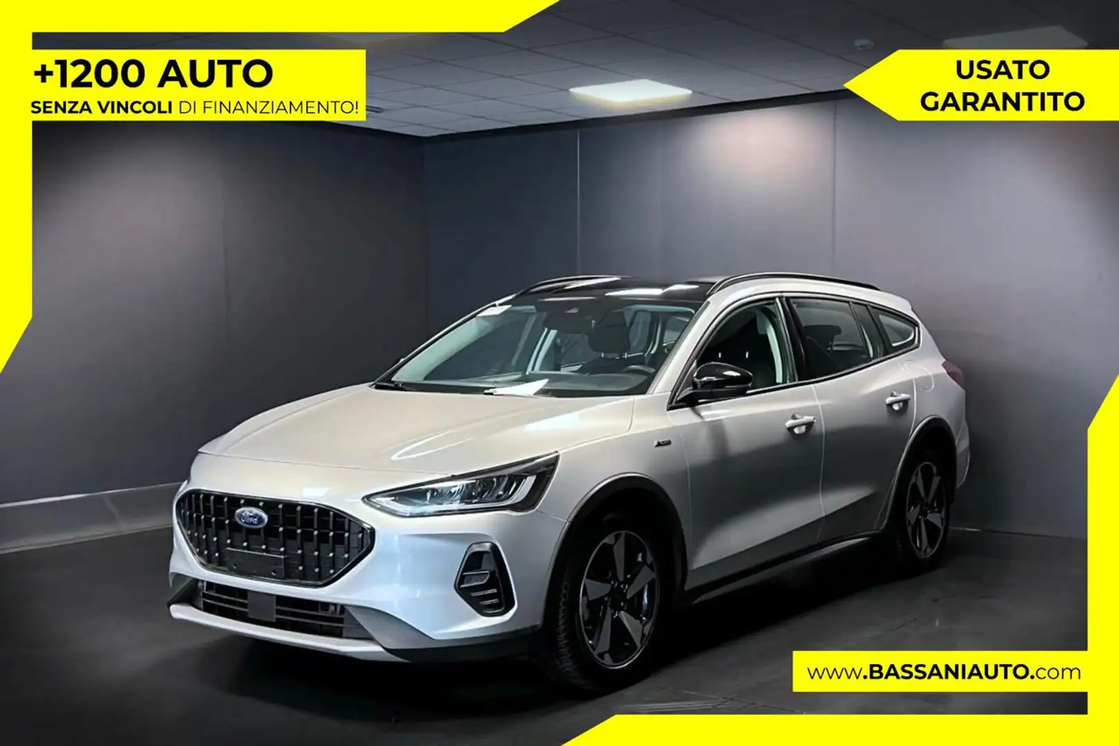 Ford Focus 1.0 EcoBoost Hybrid 125 CV Powershift SW Active De Argento - 1