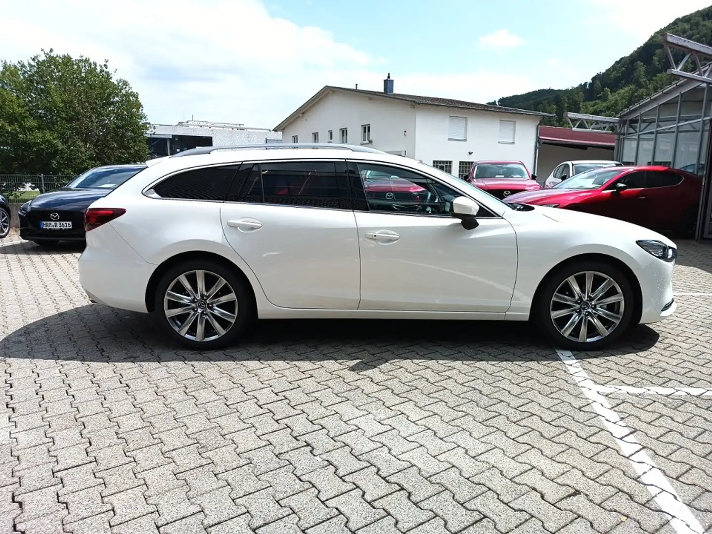 Mazda 6 Sports-Line Plus 194ps Automatik Dachreling 360° K Weiß - 2