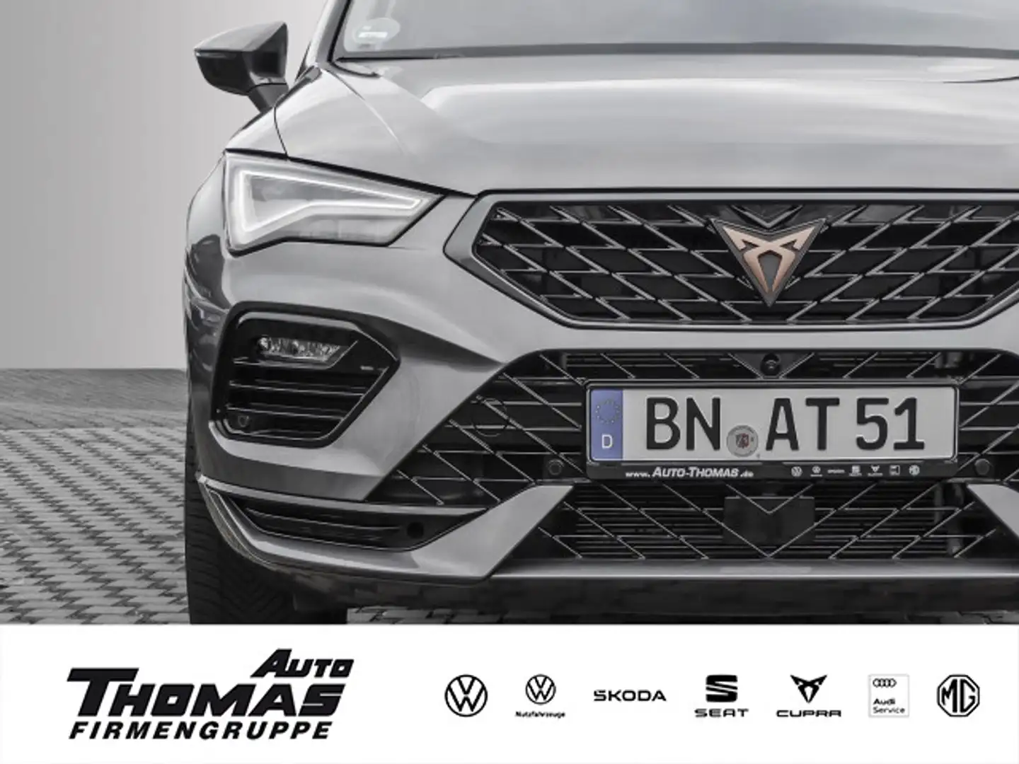 CUPRA Ateca 2.0 TSI 4Drive DSG AHK+LED+RFK+SHZ+BEATS Grau - 1