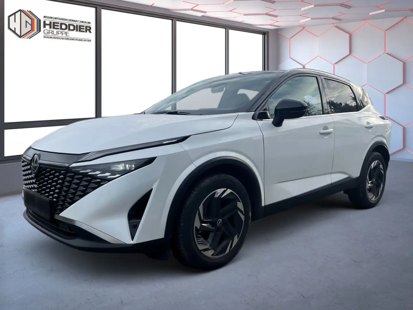 Nissan Qashqai N-Connecta *WINTERPAKET*SHZ*PANO*AHK* Blanc - 1