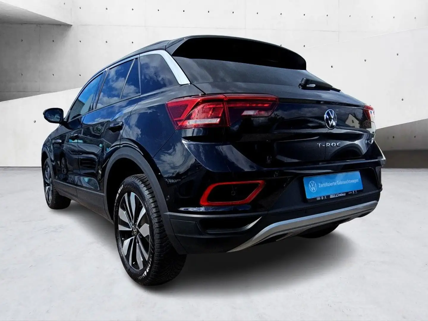 Volkswagen T-Roc GOAL 2.0 TDI DSG LED+ NAV AHK KAM DAB+ Zwart - 2