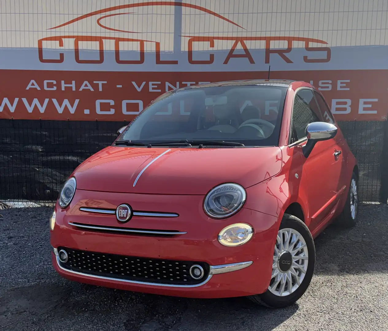 Fiat 500 1.2i Lounge - EU6 - GARANTIE 1AN - Rot - 1