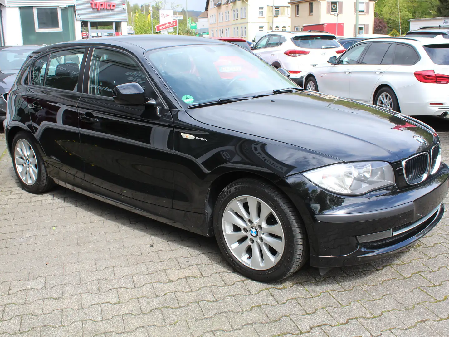 BMW 116 Tüv:Neu, Klima, 5Türen, 6 Gang, Alu Schwarz - 1