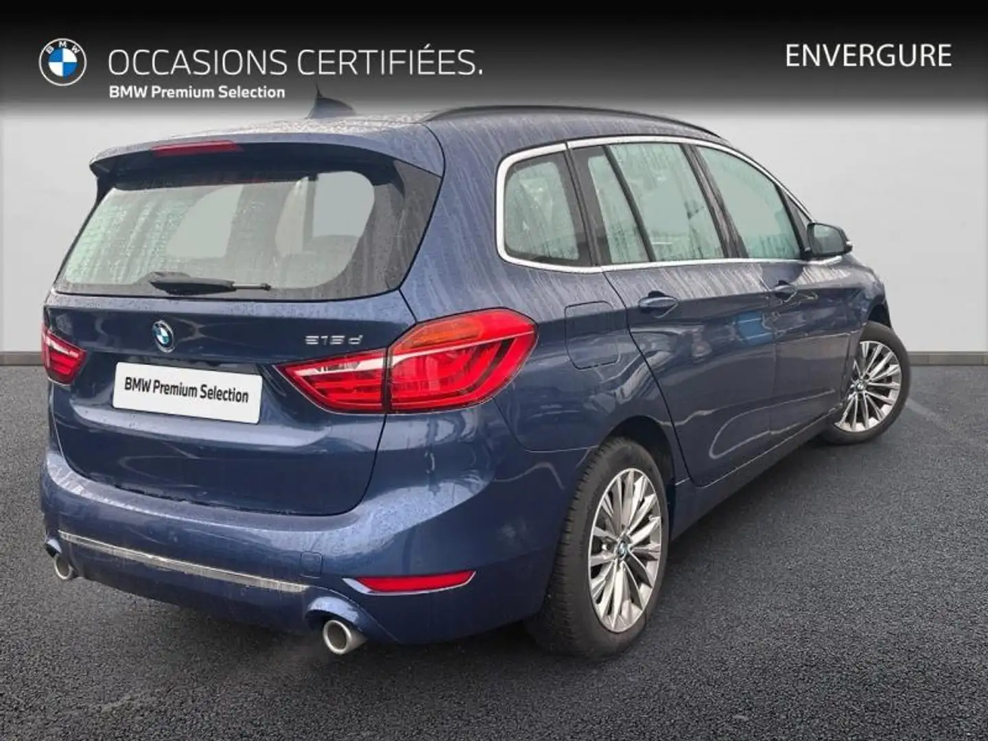 BMW 218 218dA 150ch Luxury Bleu - 2