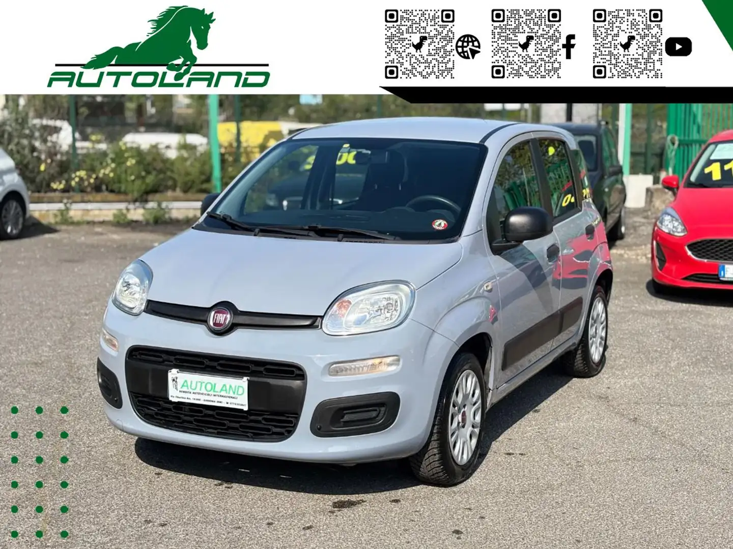 Fiat Panda 1.2 Easy OK NEO PATENTATI Grigio - 1