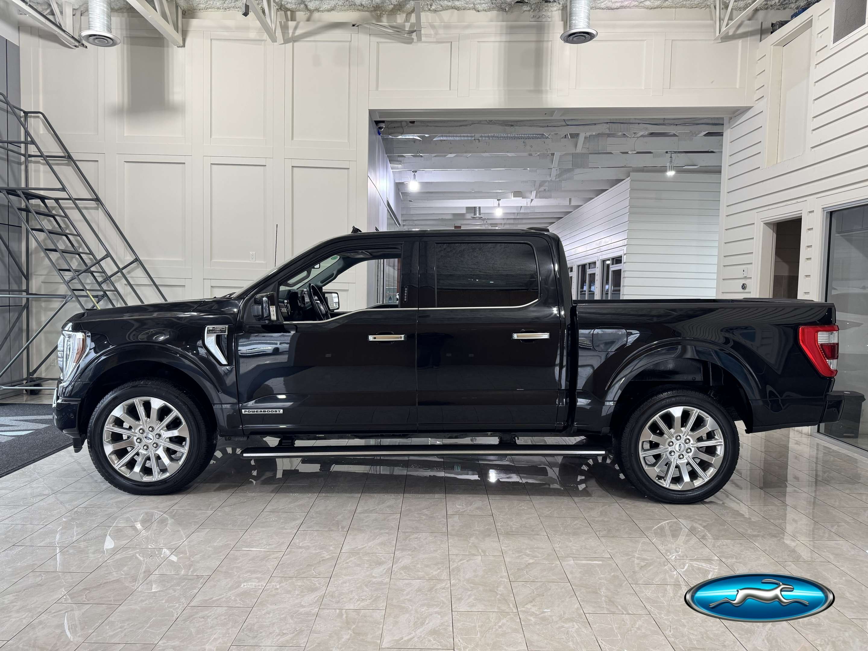 Black 2023 Ford F-150 Limited SuperCrew 4WD Pickup Truck Four-Wheel Drive Automatic