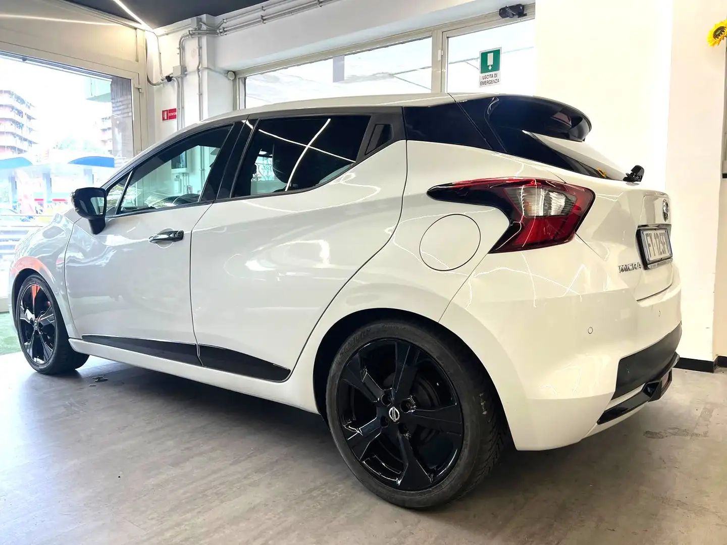 Nissan Micra 1.0 dig-t N-Sport 117cv 2020 PELLE NAVI TELECAMERA Bianco - 2