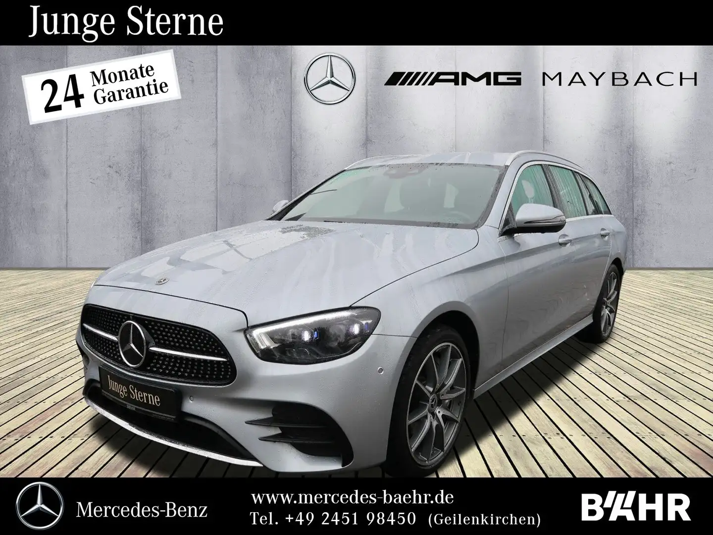 Mercedes-Benz E 400 E 400 d 4M T AMG/MBUX-Navi/Multibeam/Distronic Silber - 1