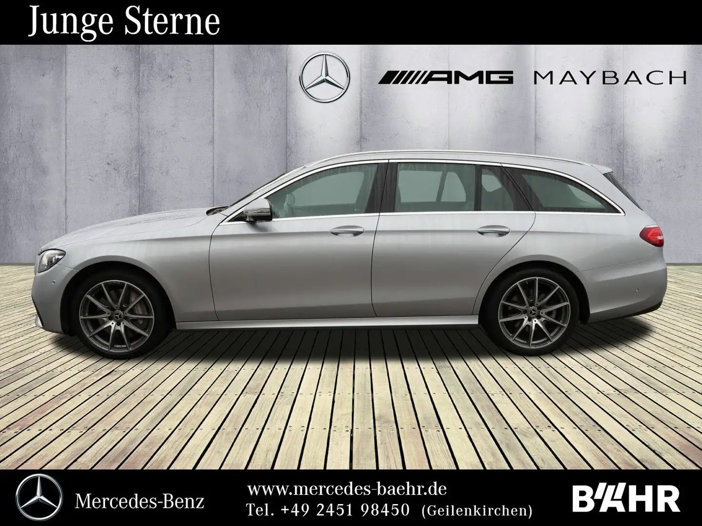 Mercedes-Benz E 400 E 400 d 4M T AMG/MBUX-Navi/Multibeam/Distronic Silber - 2