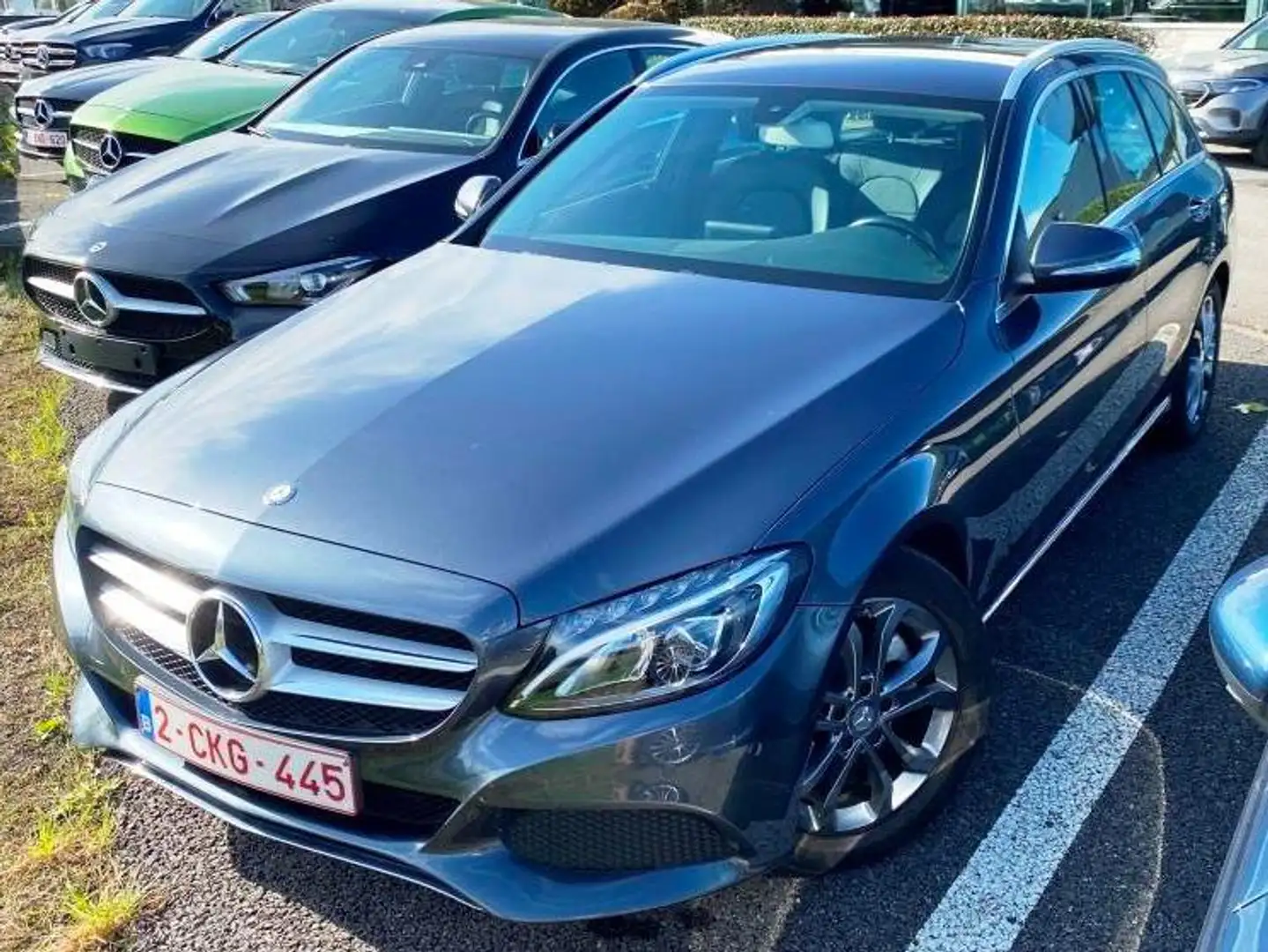 Mercedes-Benz C 180 d Avantgarde + PTS/LED/TH/CC/... in topstaat! Grijs - 1