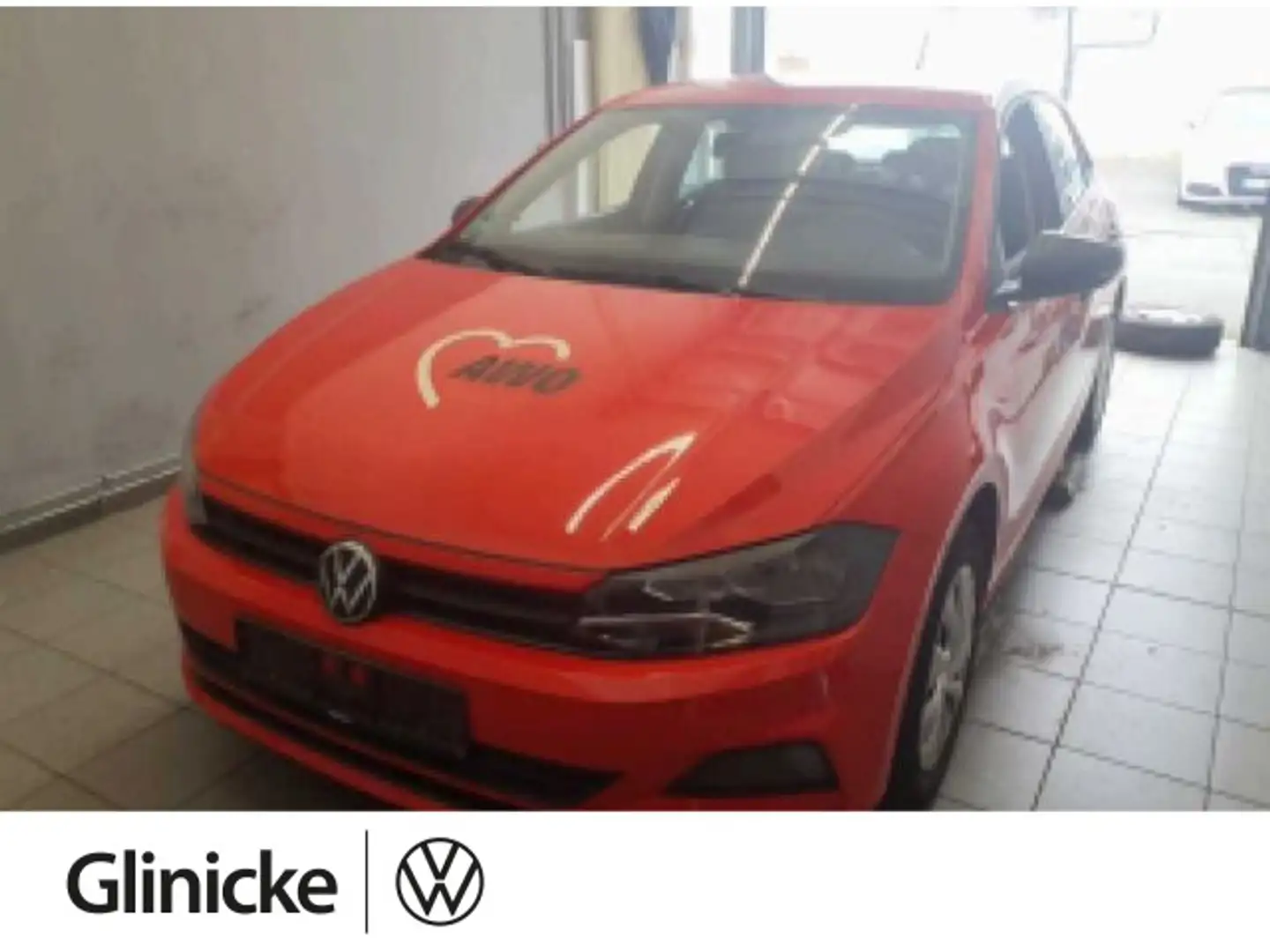 Volkswagen Polo 1.0 Trendline SHZ, KLIMA Rot - 1