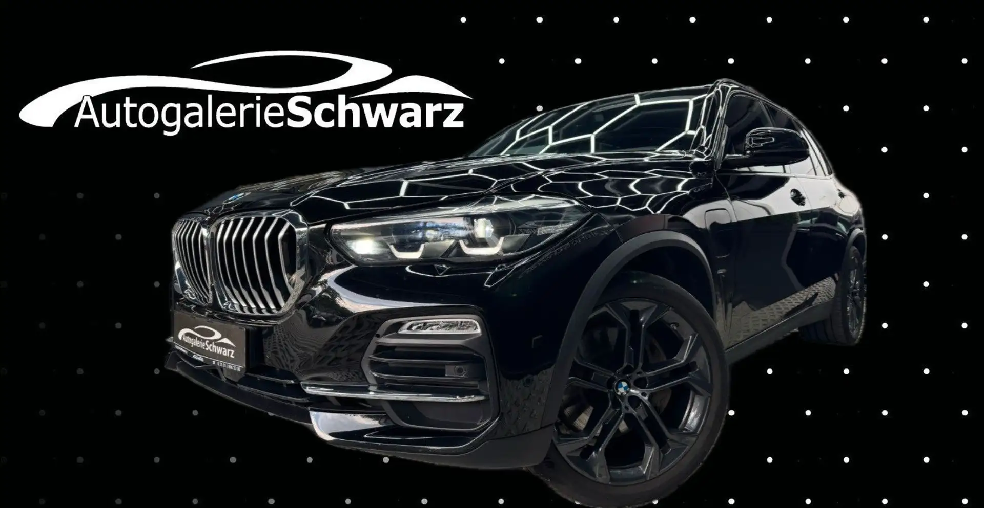 BMW X5 xDrive45e ALL-BLACK LIVE-PRO ACC KOMF 21"PANO Zwart - 1
