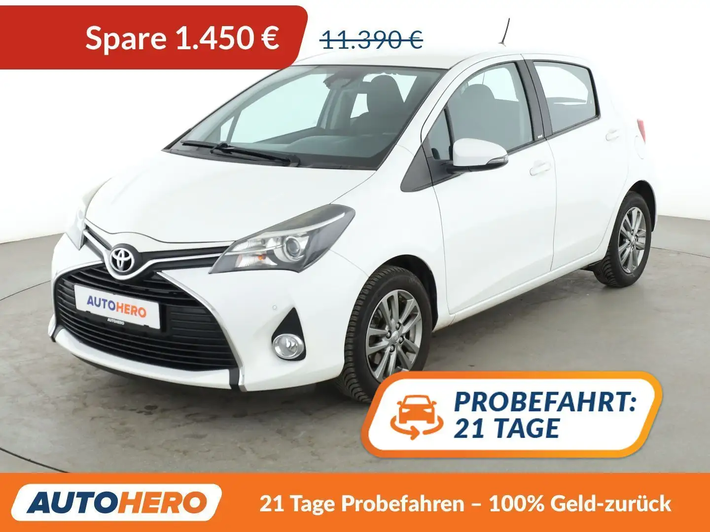 Toyota Yaris 1.33 Dual VVT-i Edition-S*RÜCKFAHRKAMERA*BLUETOOTH Weiß - 1