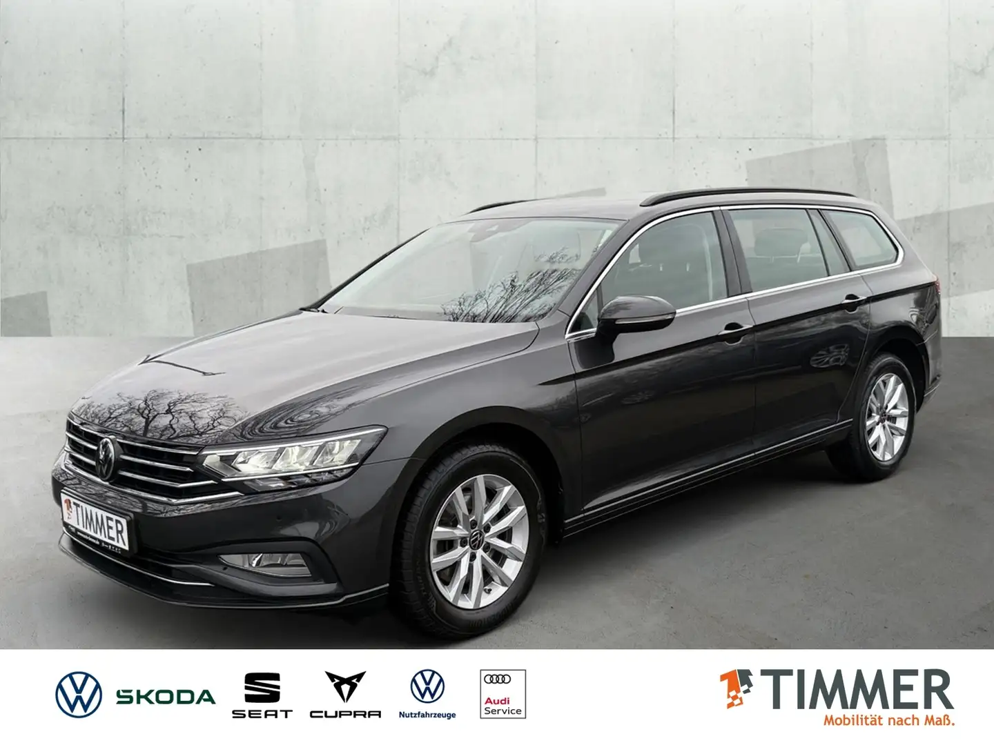 Volkswagen Passat Variant 2.0 TDI DSG BUSINESS +AHK +LED +RKAM +ACC +APP-CO Grau - 1