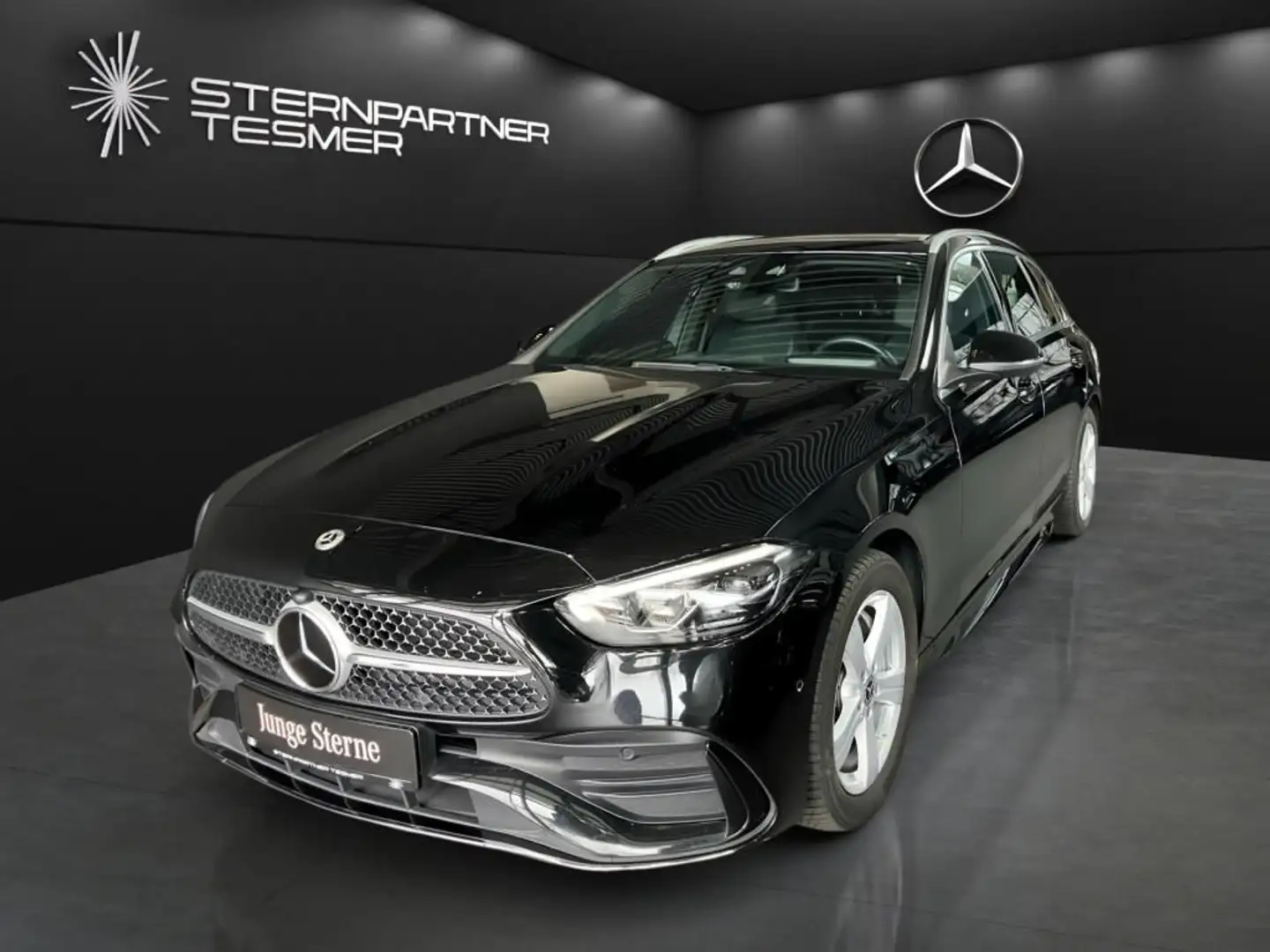 Mercedes-Benz C 300 e T +AMG+PANO+AHK+MBUX+KAMERA+DISTRONIC Schwarz - 2