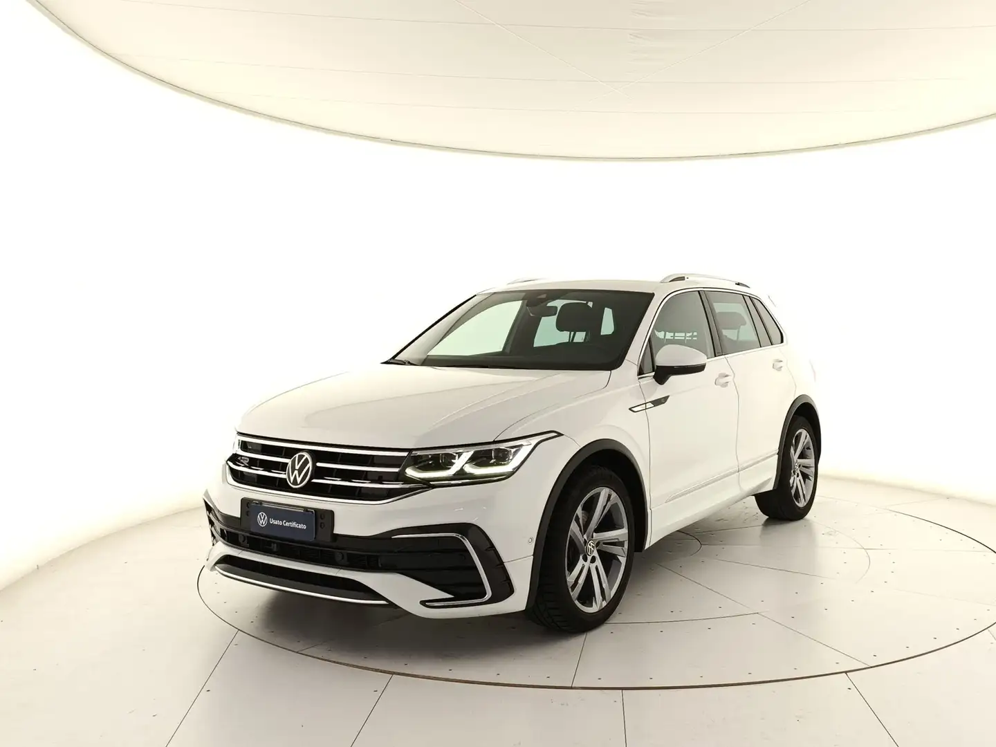 Volkswagen Tiguan Tiguan II 2021 2.0 tdi R-Line 150cv dsg Bianco - 1
