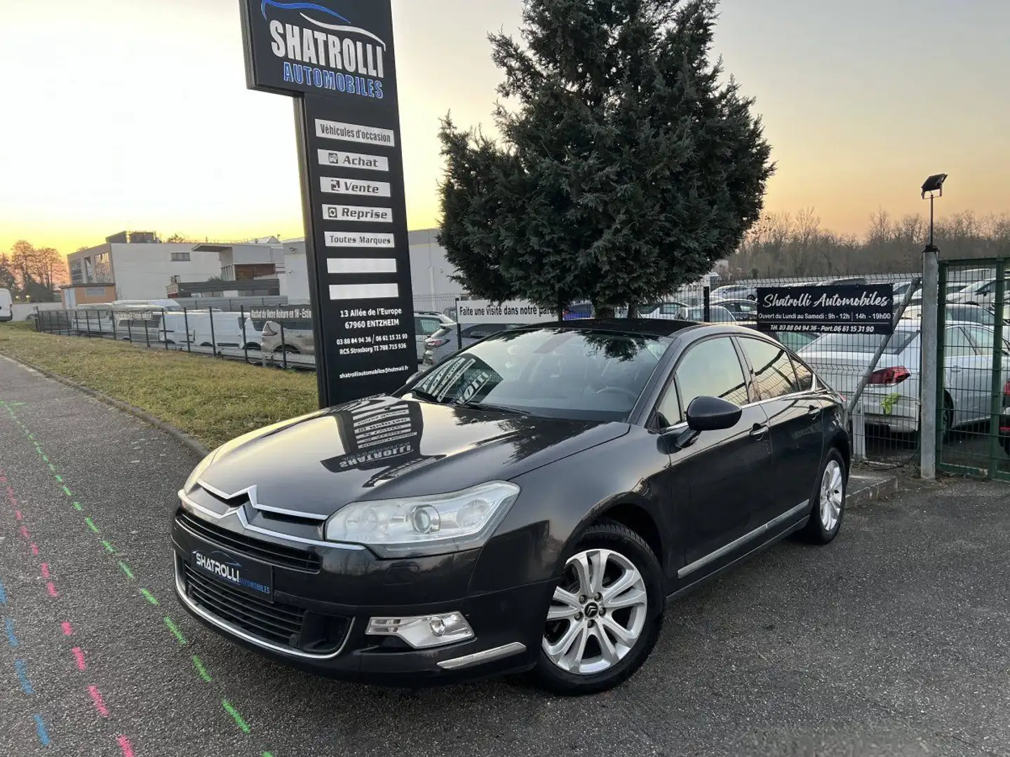 Citroen C5 Citroën II 2.0 HDi 160ch Exclusive BV6 semi-cuir G Gris - 1