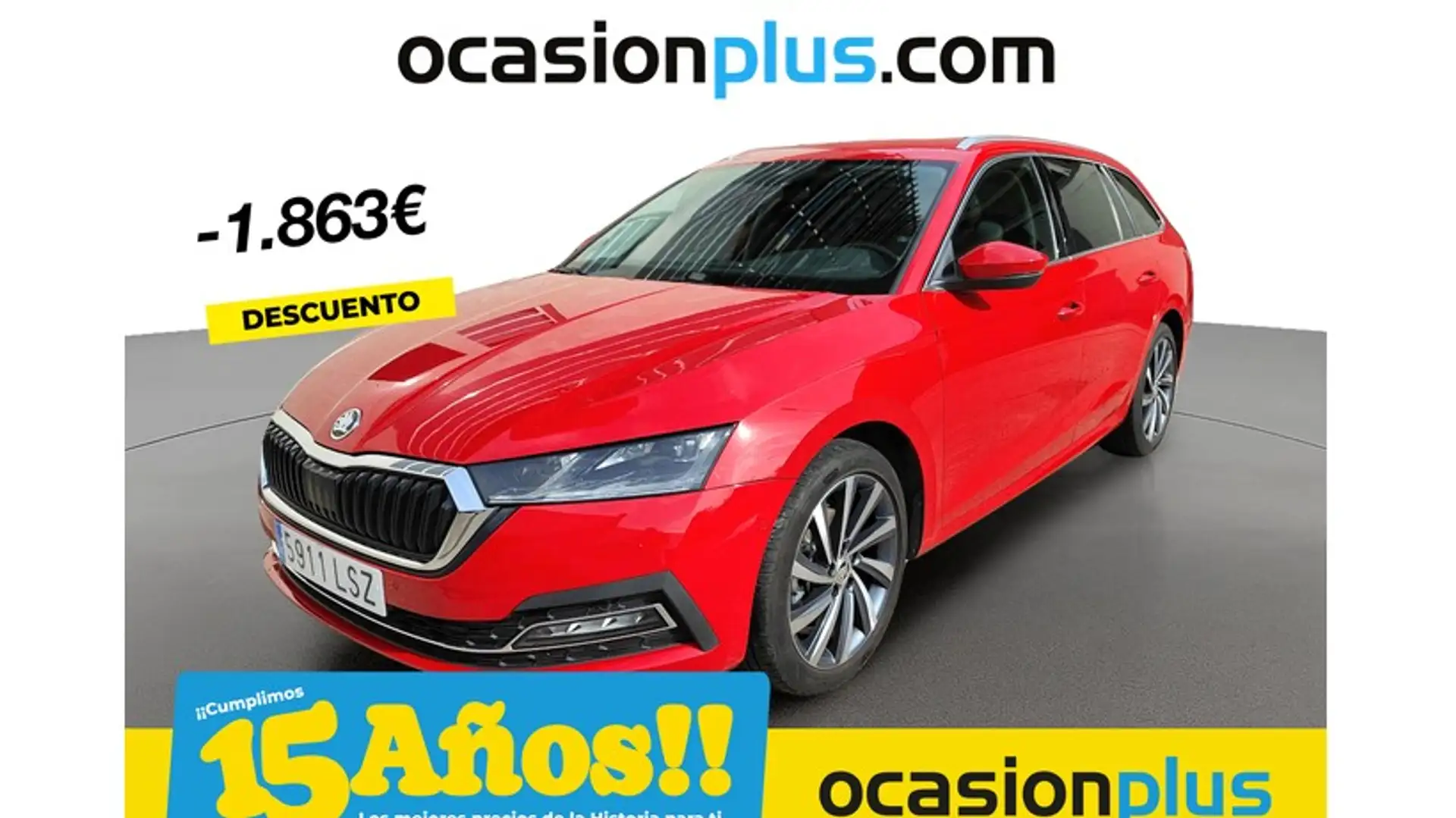 Skoda Octavia Combi 1.5 TSI MHEV Style DSG 110kW Rouge - 1