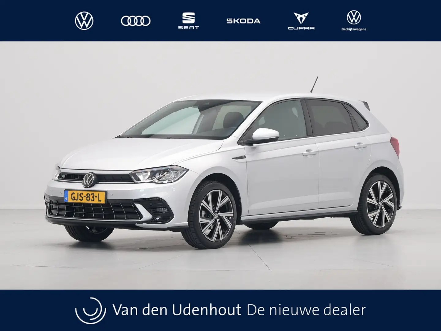 Volkswagen Polo 1.0 TSI 95pk DSG R-Line Navi via App Clima Pdc Lm Gris - 1