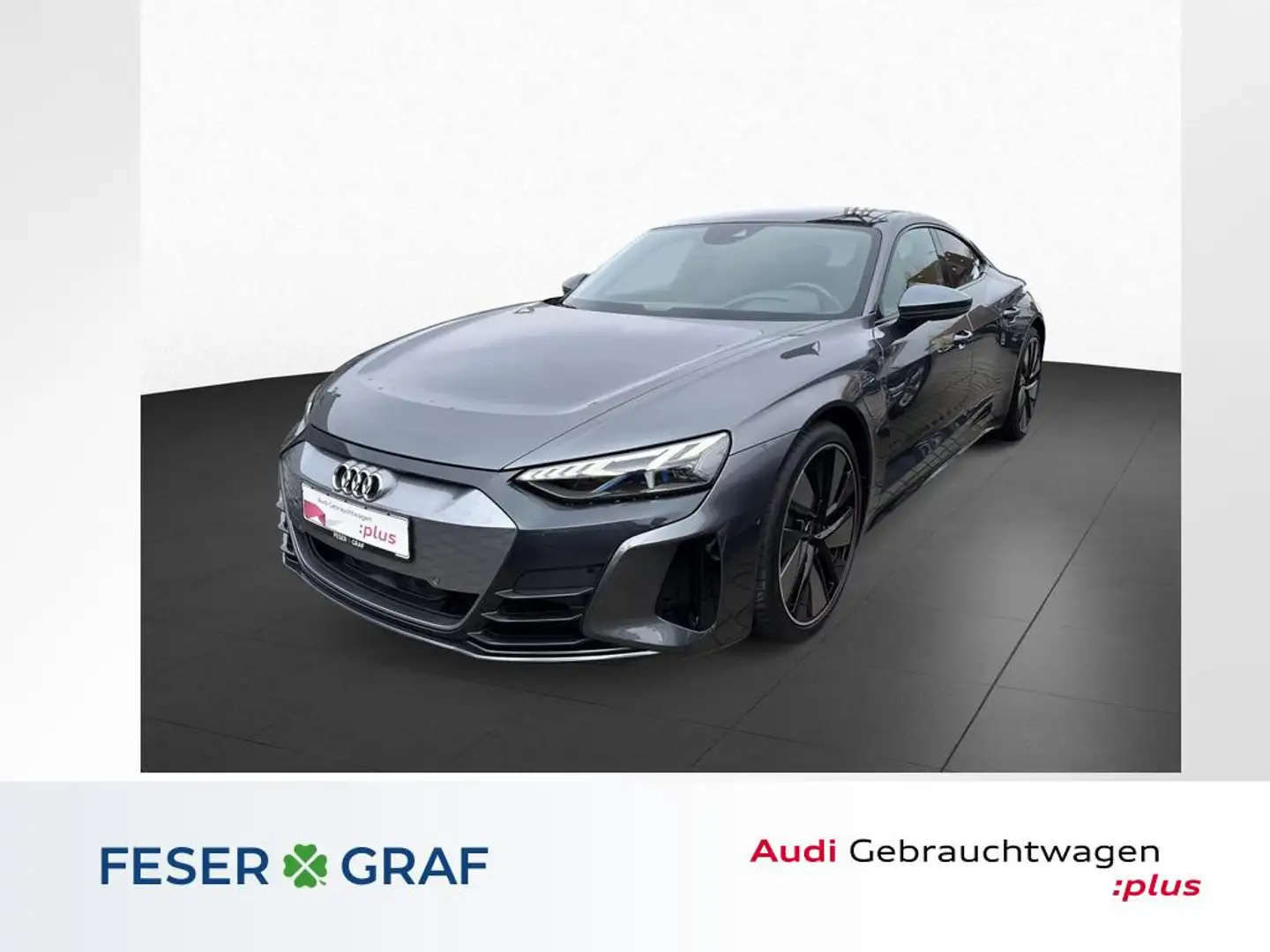 Audi e-tron GT qu. 350KW B&O+HUD+MatrixLED+CarbonOptik Gris - 1