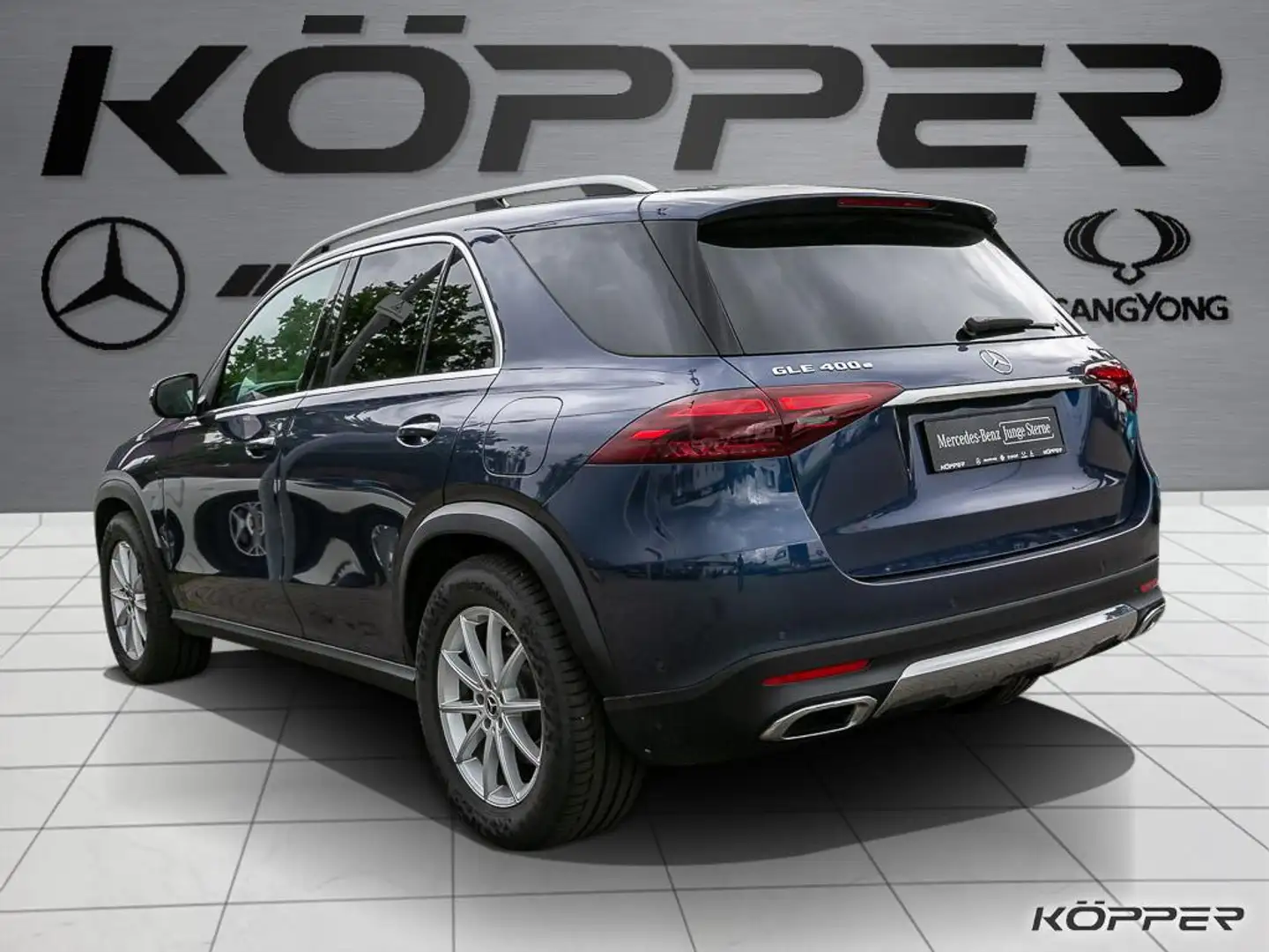 Mercedes-Benz GLE 400 e 4M Advanced PLUS AHK Pano Distr Memory Albastru - 2