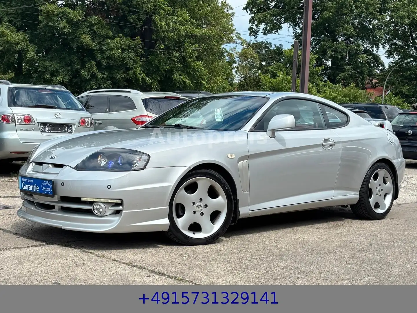 Hyundai Coupe 2.7 GLS V6 Klima Automatik Leder PDC SHZ Gümüş rengi - 1