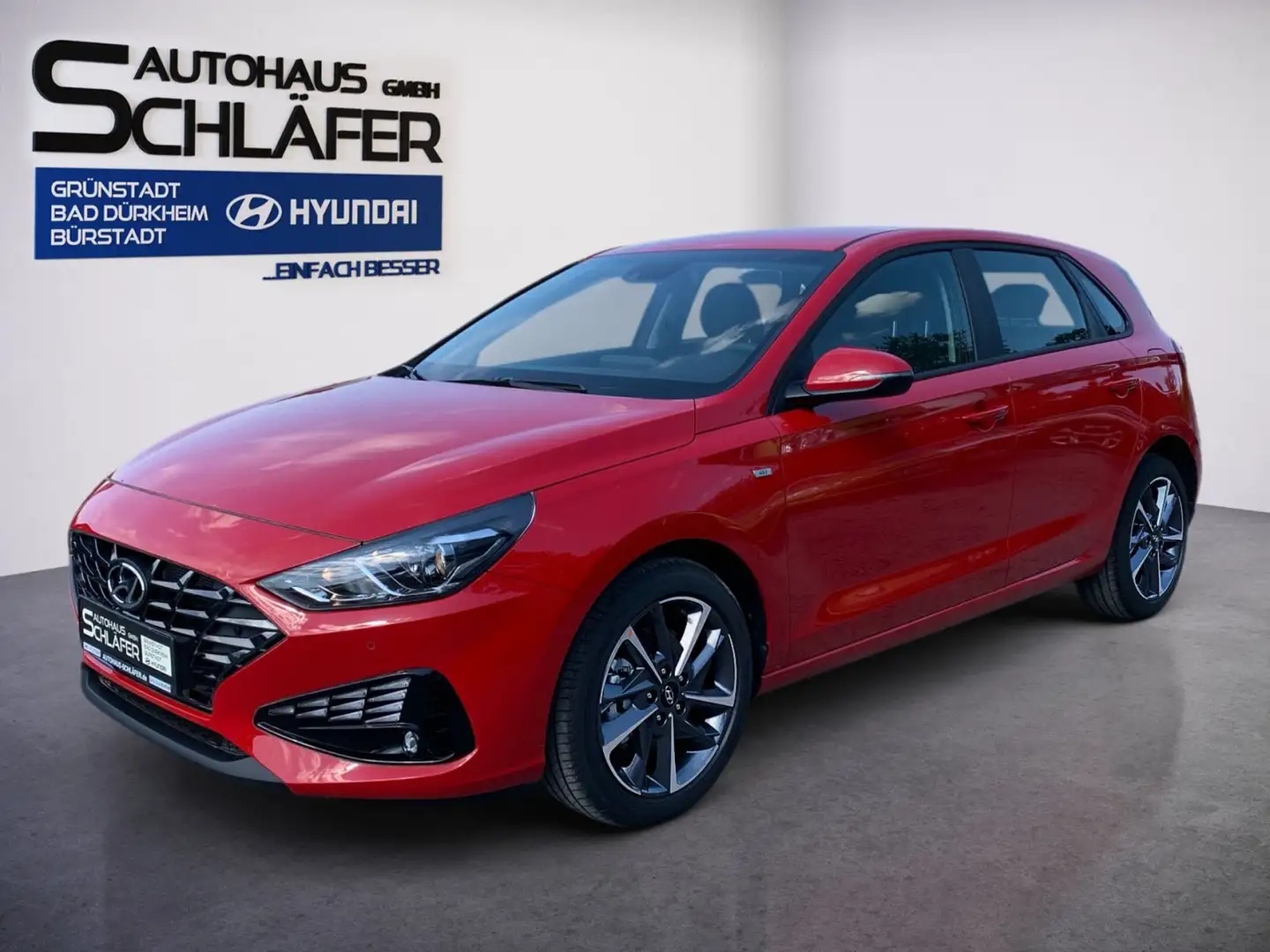Hyundai i30 1.0 T-GDI Trend Mild-Hybrid Rouge - 1