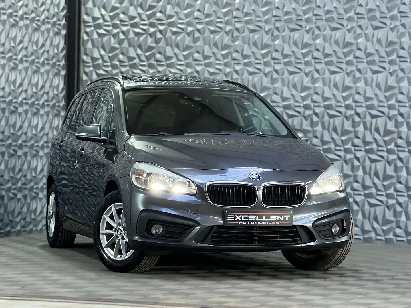 BMW 216 d*Gran Tourer*7 place*BLUETOOTH*PDC*GARANTIE Gris - 2