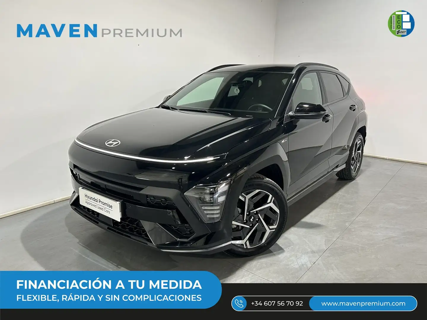 Hyundai KONA HEV 1.6 GDI Nline DT Negro - 1